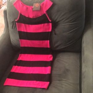Hot house Pink Knit mini Dress